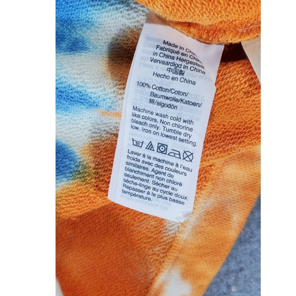 Madewell x Free & Easy Tie Dye Hoodie Sweatshirt Sunrise Graphic XS NWT - Picture 6 of 7
